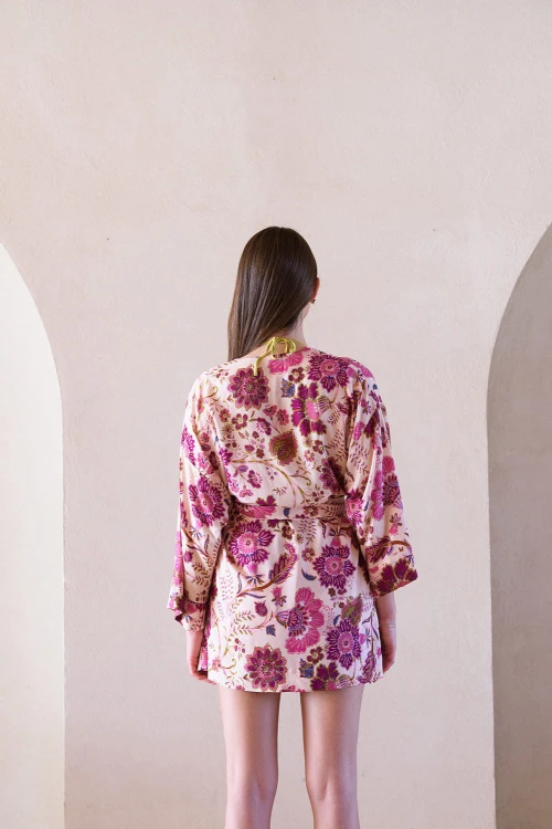 kimono krótkie z paskiem