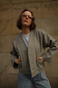 Kurtka Yasmin jacquard pastel