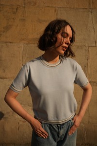 Sweter Alice merino baby blue