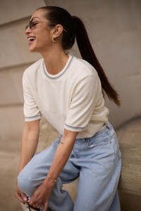 Sweter Alice merino ecru